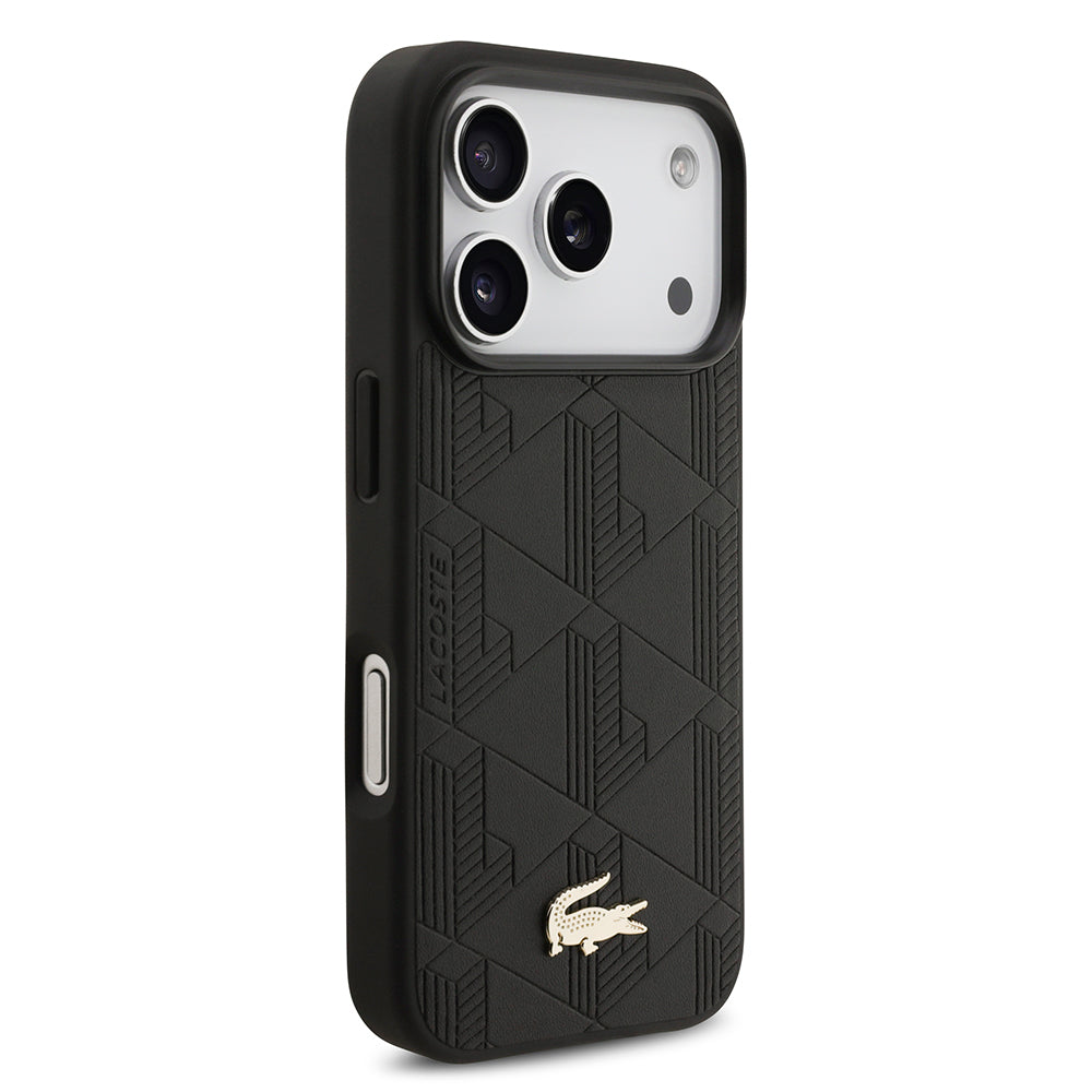 Lacoste iPhone 17 Pro Orjinal Lisanslı M-safe Şarj Özellikli PU Deri Tasarımlı Karışık Monogram Desenli Kılıf Lacoste iPhone 17 Pro Orjinal Lisanslı M-safe Şarj Özellikli PU Deri Tasarımlı Karışık Monogram Desenli Kılıf